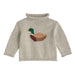 Boy's Grey Mallard Duck Sweater