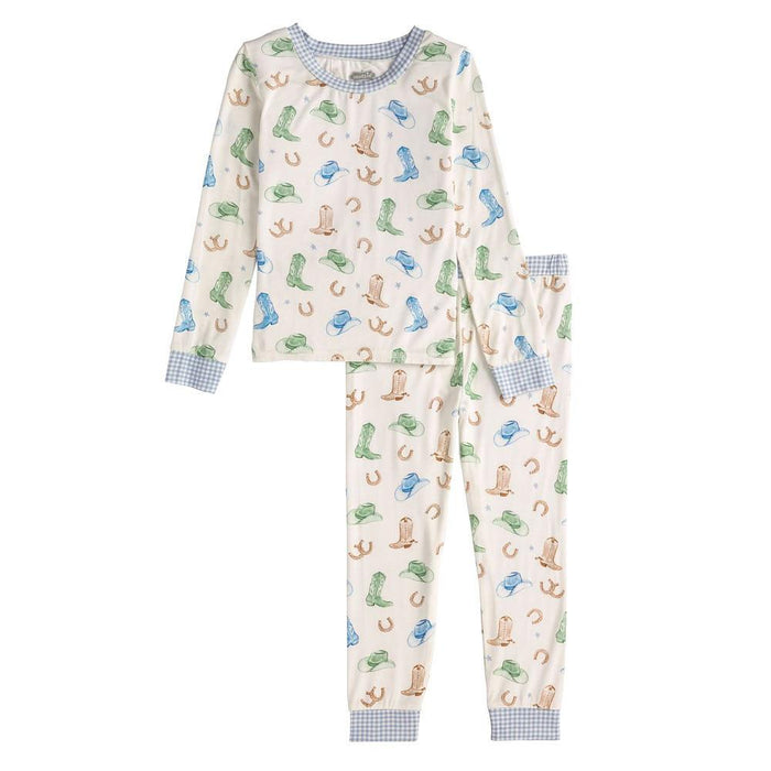 Boy's Cowboy Boot PJ Set