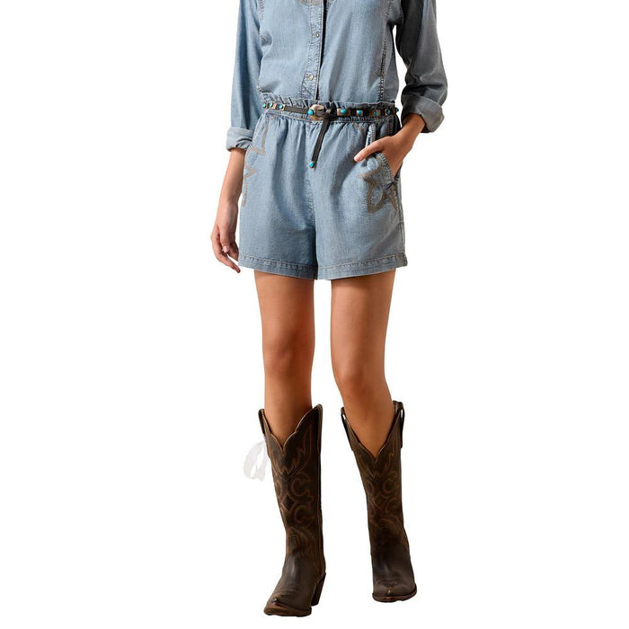 Women's Summer Medium Blue Shorts