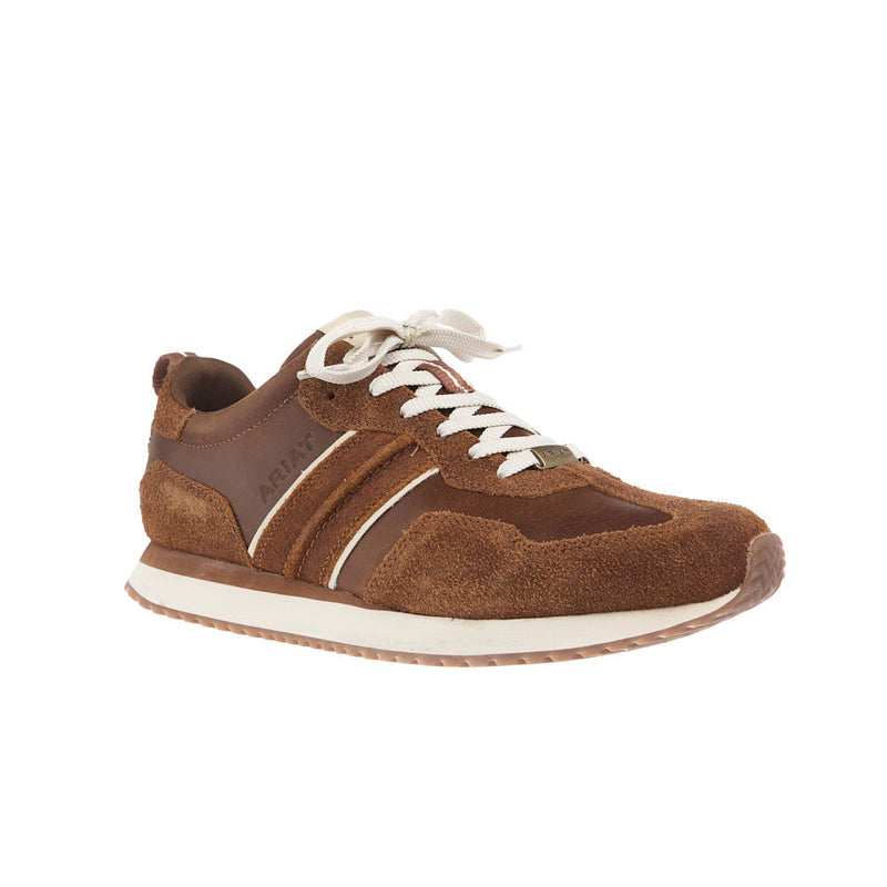 Men's Ranch Runner Tumble Brown Suede Georgia Clay Casual