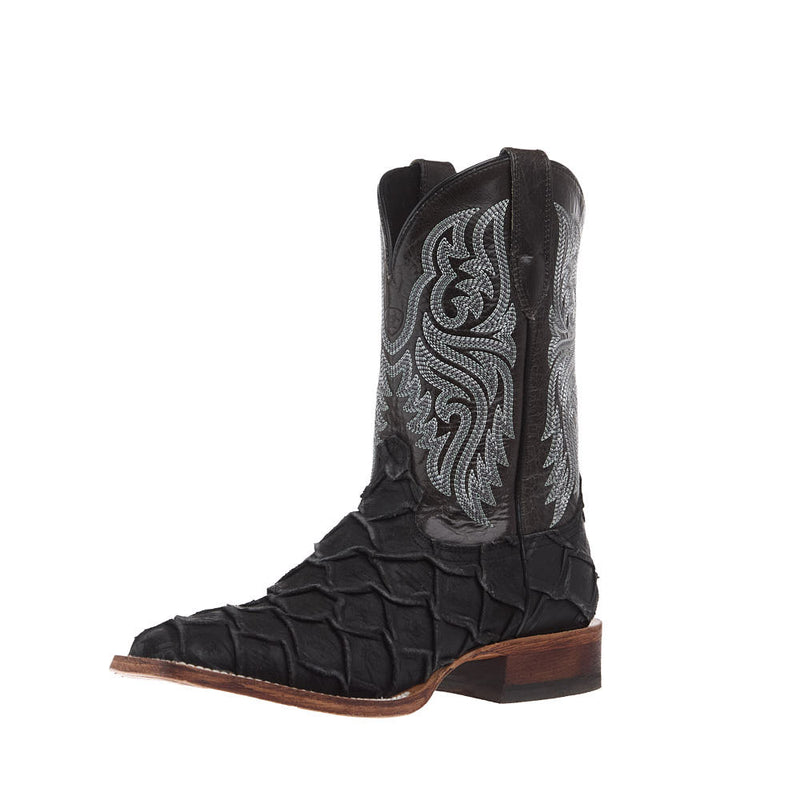 Men's Riverside Black Bass Print 11in Bayou Black Top