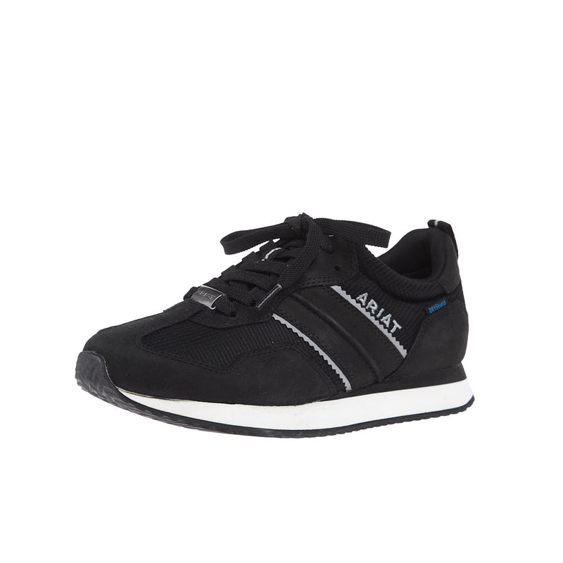 Women's Ranch Runner Carbon Black Waterproof Tennis Shoe