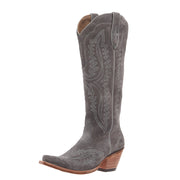 Women's Casanova Ash Suede Vamp 16in Matching Top Boot