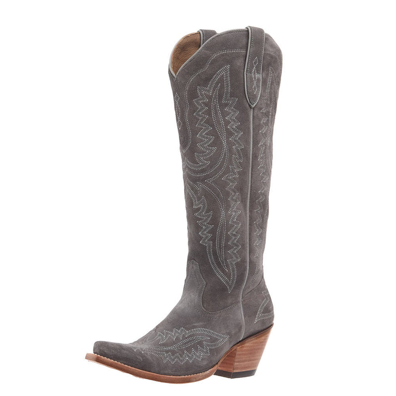 Women's Casanova Ash Suede Vamp 16in Matching Top Boot