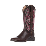 Women's Round Up Ruidoso Brown 12in Wide Square Toe Western Boot