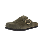 Women's Country Mule Olive Slip on Western Shoe