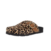 Women's Leopard Hair On Country Mule Slip On