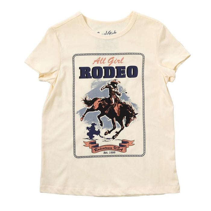 Girl's Cream All Girl Rodeo Tee Shirt