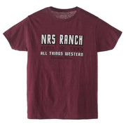 Ranch Since 1989 Maroon Tee Shirt