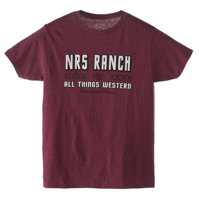 Ranch Since 1989 Maroon Tee Shirt