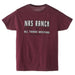Ranch Since 1989 Maroon Tee Shirt
