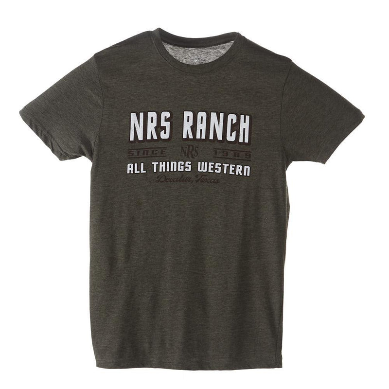 Ranch Since 1989 Heather Olive Tee Shirt