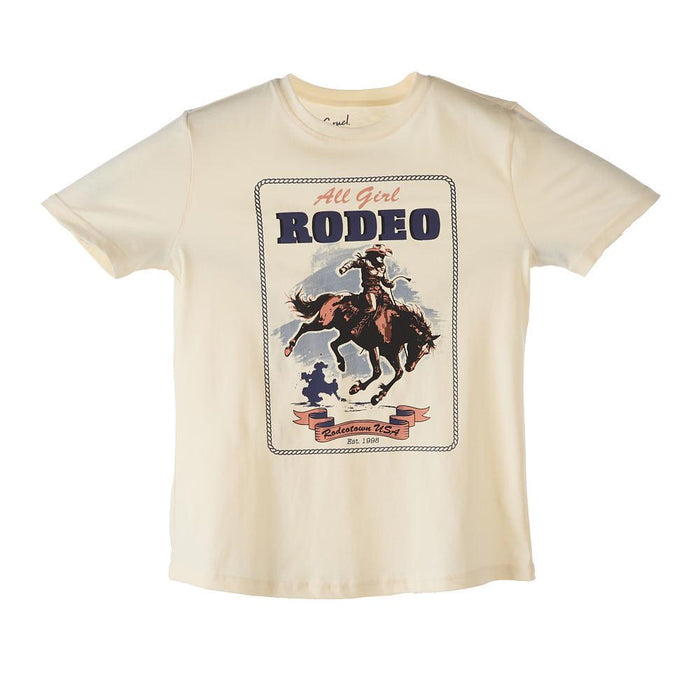Women's All Girl Rodeo White Tee Shirt