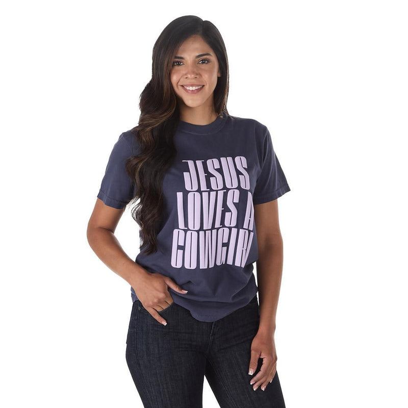 Jesus Loves A Cowgirl Tee Shirt
