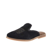 Women's Hampton Black Cow Suede Mule