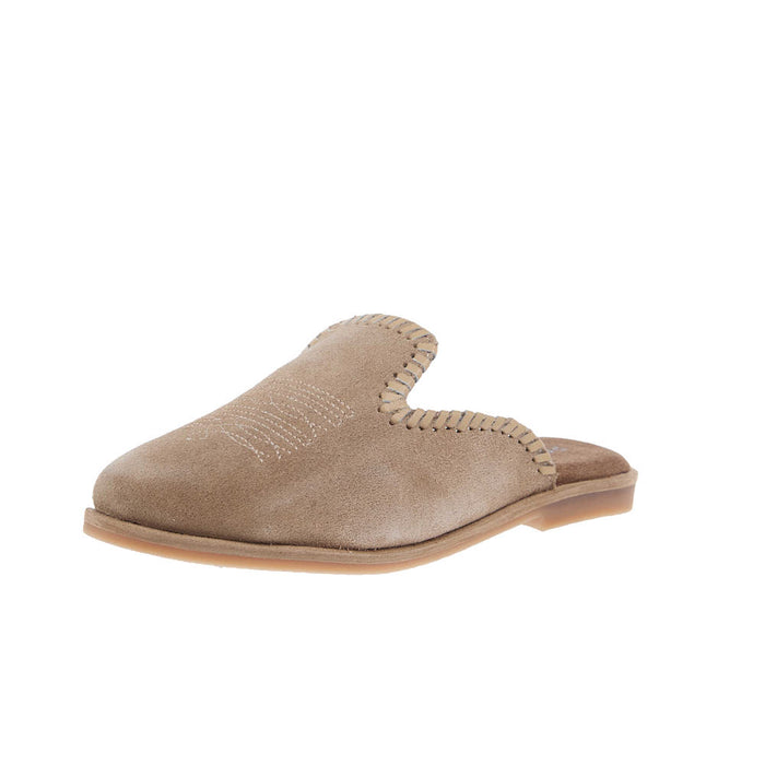 Women's Hampton Beige Cow Suede Mule