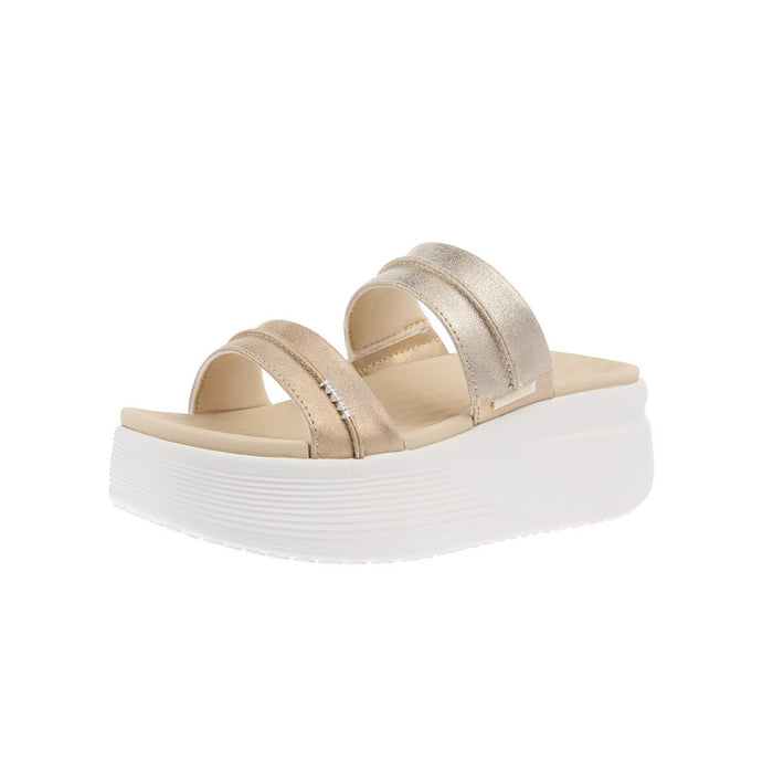 Women's Austin Classic Champagne Metallic Slide