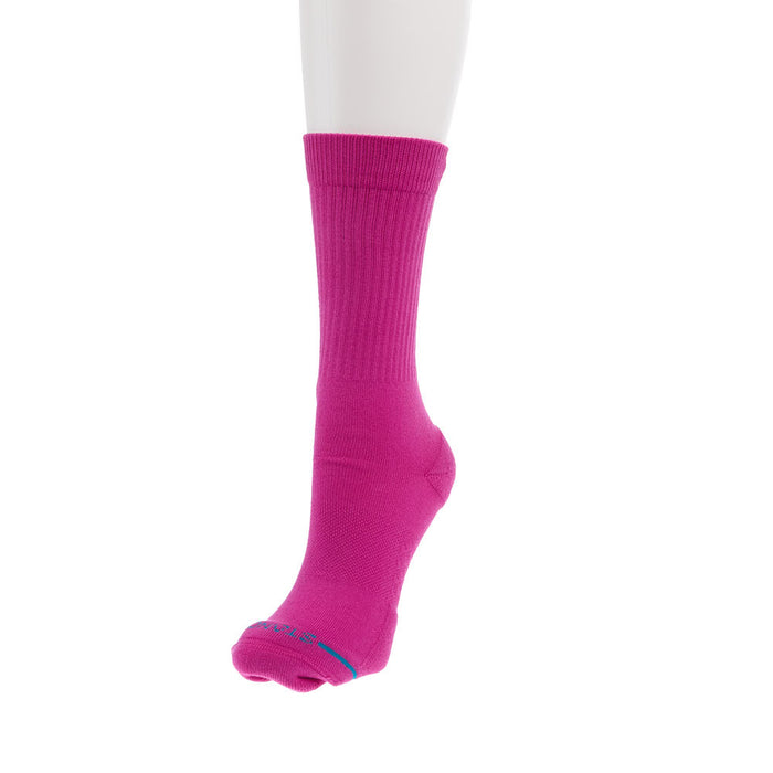 Unisex Icon Fuschia Crew Socks