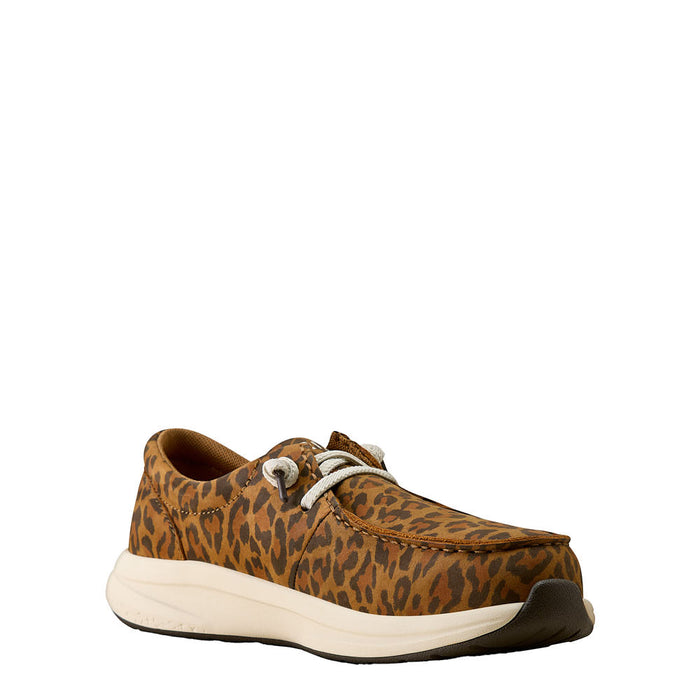Women's Buckeye Cheetah Steel Toe Work Shoe