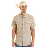 Men's Tan Tek Western Shirt