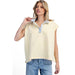 Women's Butter Sky Collared Top