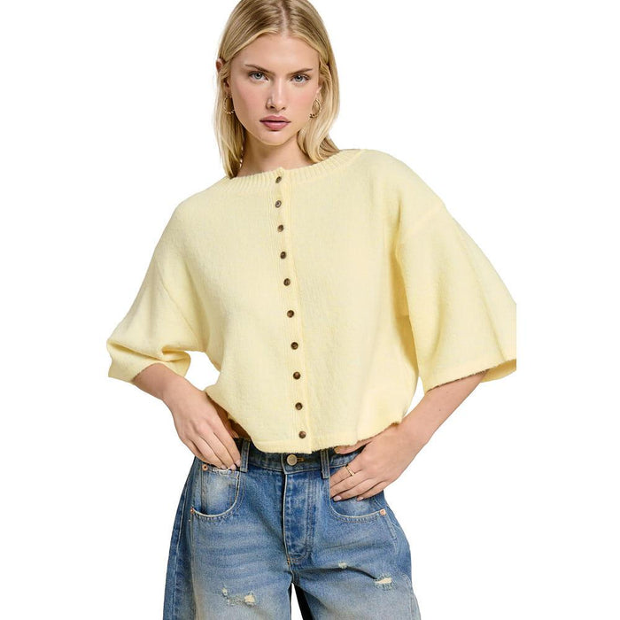 Women's Butter Button Front Cardigan
