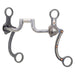Hinged Port Buffalo Coin Shank Bit
