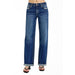 Women's Dark High Rise Baggy Jeans