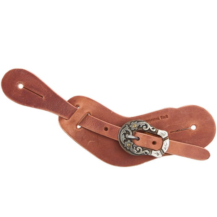Men`s Floral Bar Buckle Spur Straps
