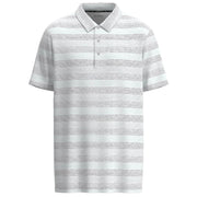 Men's White Cowboy Golf Stripe Polo