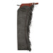 Dark Gray Roughout Borderline Chaps
