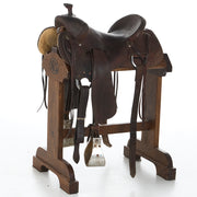 Used 16in Slickout Seat Rig Ranch Roper