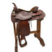 Used 17in Floral Corner Tooled Pleasure Saddle