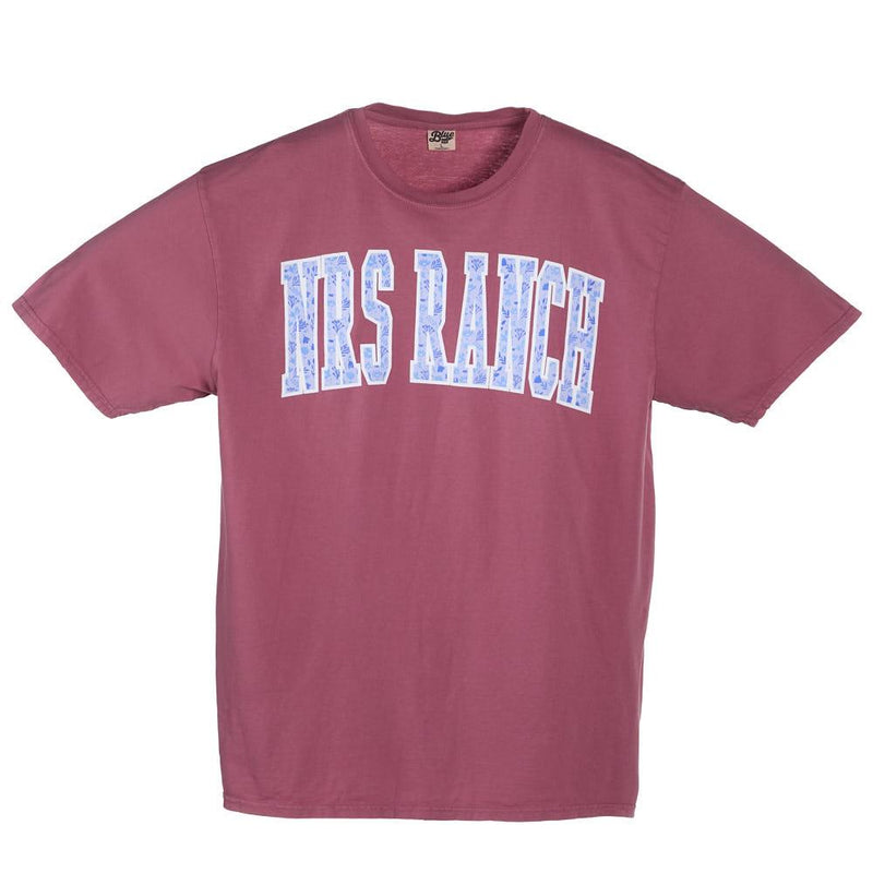 Ranch Dusty Rose Floral Logo Tee Shirt