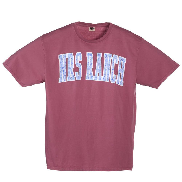 Ranch Dusty Rose Floral Logo Tee Shirt