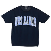 Ranch Reactive Navy Floral Logo Tee Shirt