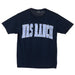 Ranch Reactive Navy Floral Logo Tee Shirt