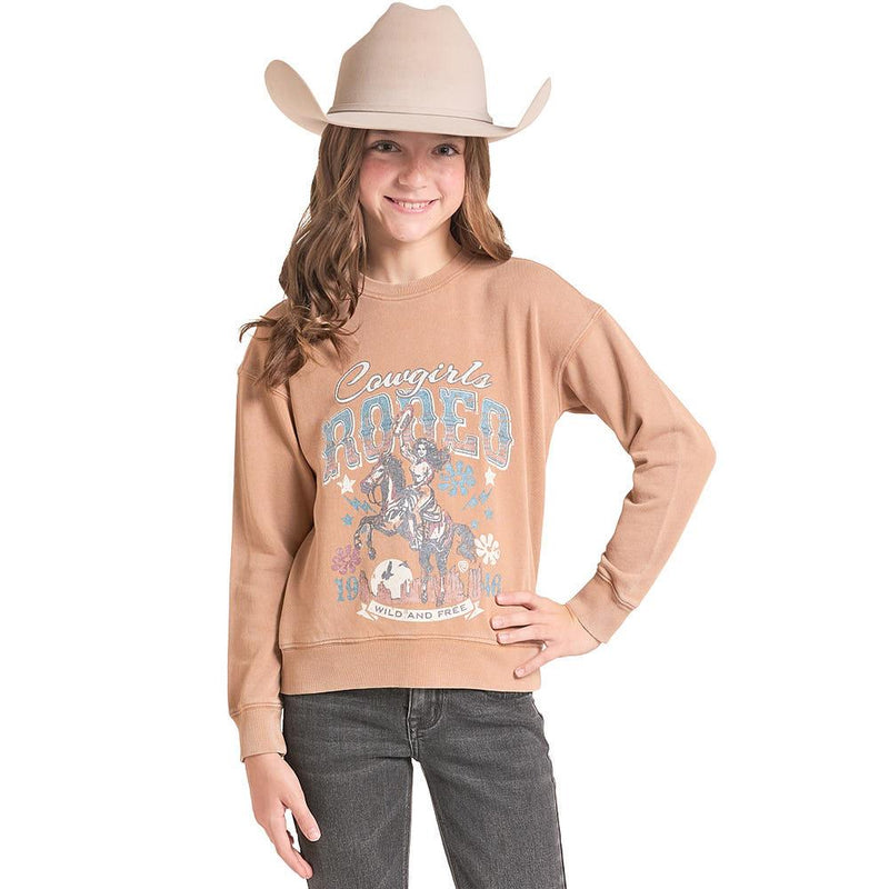 Girl's Khaki Pullover