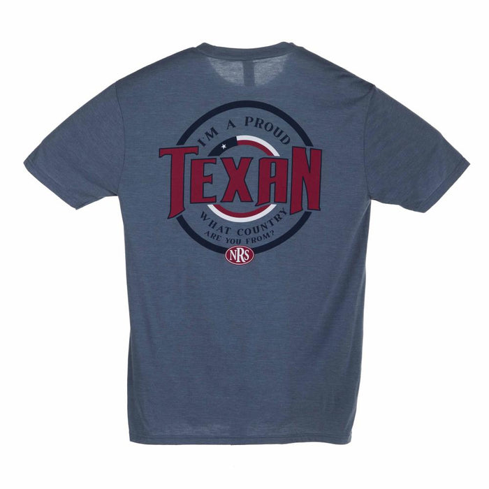 Flint Blue Proud Texan Tee Shirt