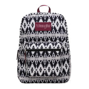Black Aztec Printed Backpack