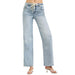 Women's Light Slouchy Drawstring Stripe Jeans