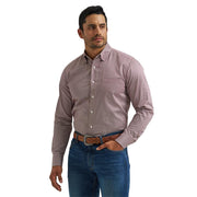 Men's Cody Johnson Wine Geo Print Shirt