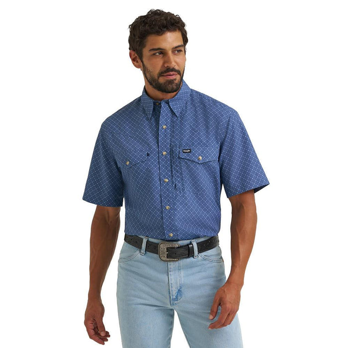 Men's ATG Navy Peony Performance Shirt