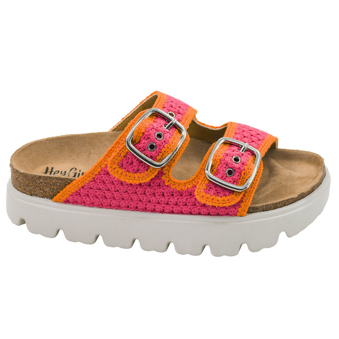 Women's Pink Orange Rumor Has It Sandal