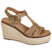 Women's Something's Fishy Taupe Wedge Sandal