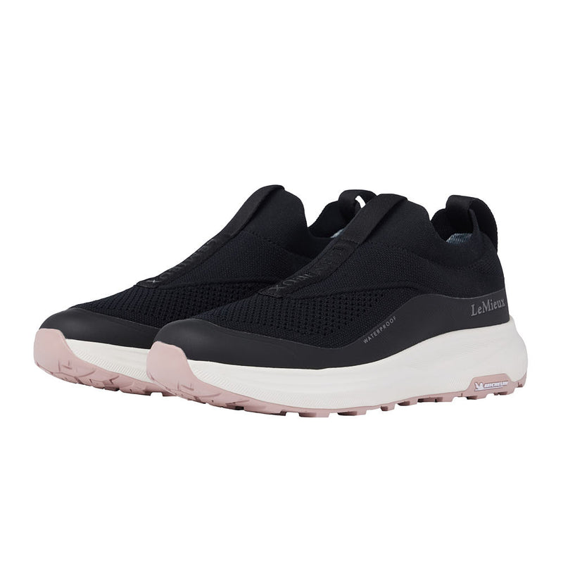 Women's Kanta Black Waterproof Trainer Slip On Shoe