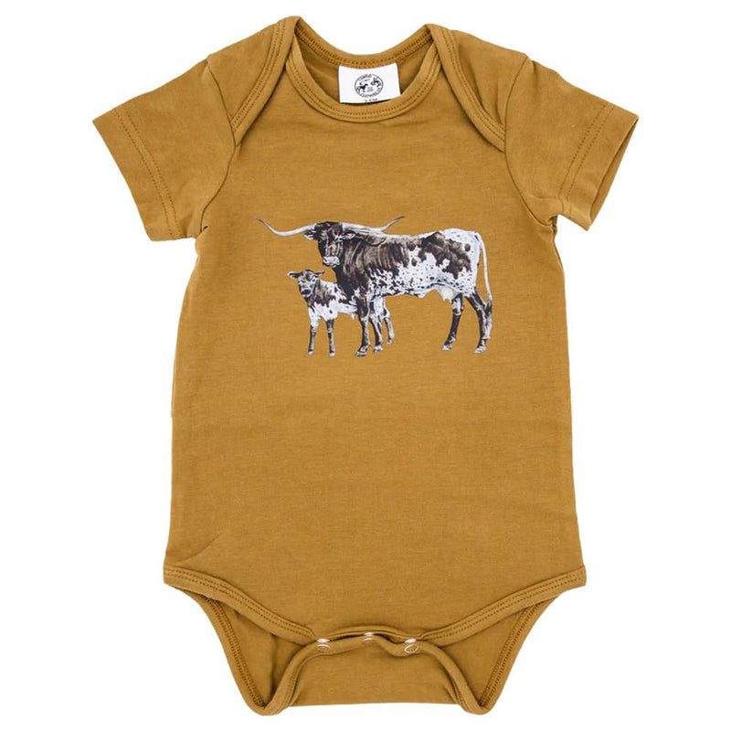 Girl's Southwest Longhorn Onesie