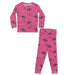 Girl's Pink Rope The Moon Long Sleeve PJ Set