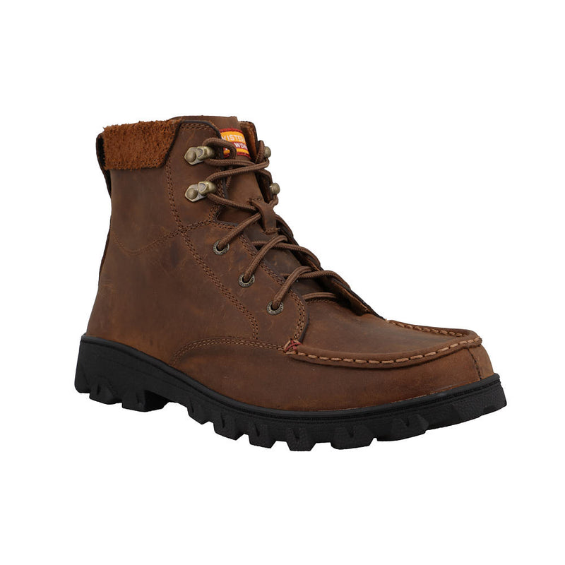 Men's 6in Unlined Soft Moc Toe Work Boot