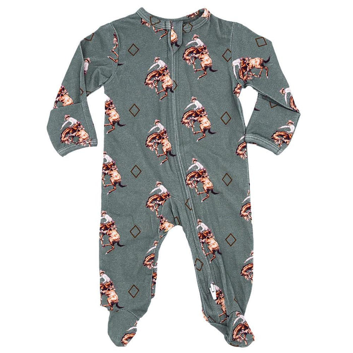 Boy's Teal Bronc Jammies